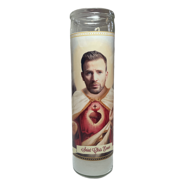 Chris Evans Devotional Prayer Saint Candle - Mose Mary and Me