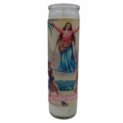 Saint Corona Prayer Saint Altar Candle - Mose Mary and Me