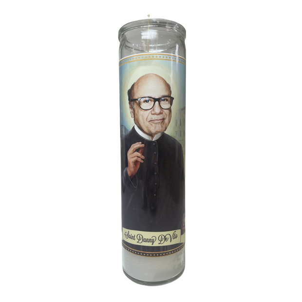 Danny DeVito Devotional Prayer Saint Candle - Mose Mary and Me