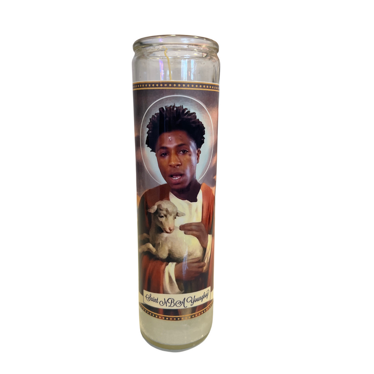 NBA Youngboy Devotional Prayer Saint Candle