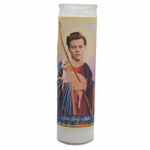 Harry Styles Devotional Prayer Saint Candle - Mose Mary and Me