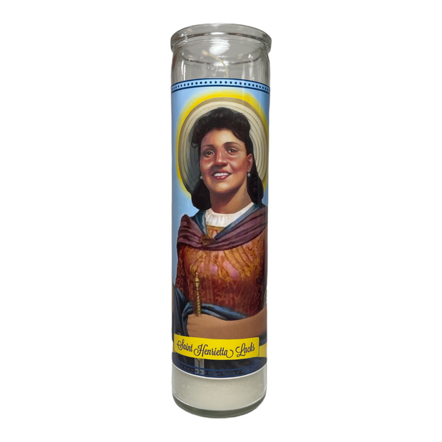 Henrietta Lacks Devotional Prayer Saint Candle - Mose Mary and Me