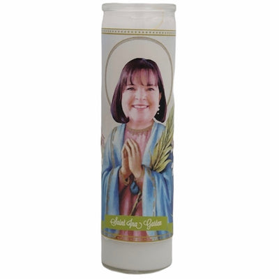 Ina Garten Devotional Prayer Saint Candle - Mose Mary and Me