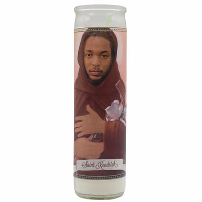 Kendrick Lamar Devotional Prayer Saint Candle - Mose Mary and Me