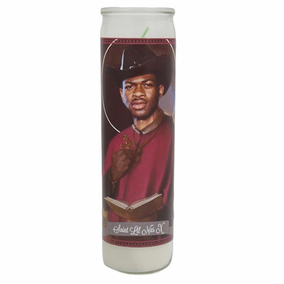 Lil Nas X Devotional Prayer Saint Candle - Mose Mary and Me
