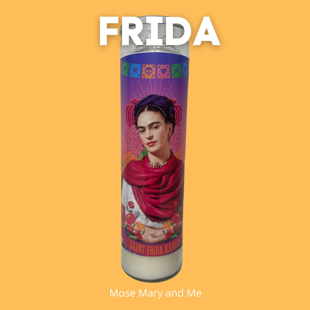 The Luminary Frida Altar Candle - Mose Mary and Me