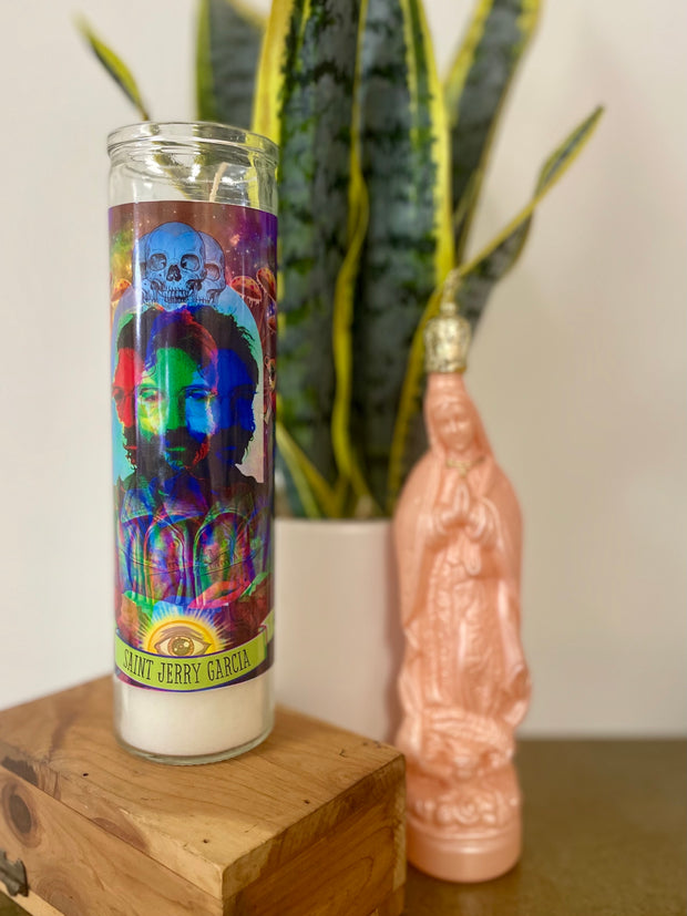 The Luminary Jerry Garcia Altar Candle - Mose Mary and Me
