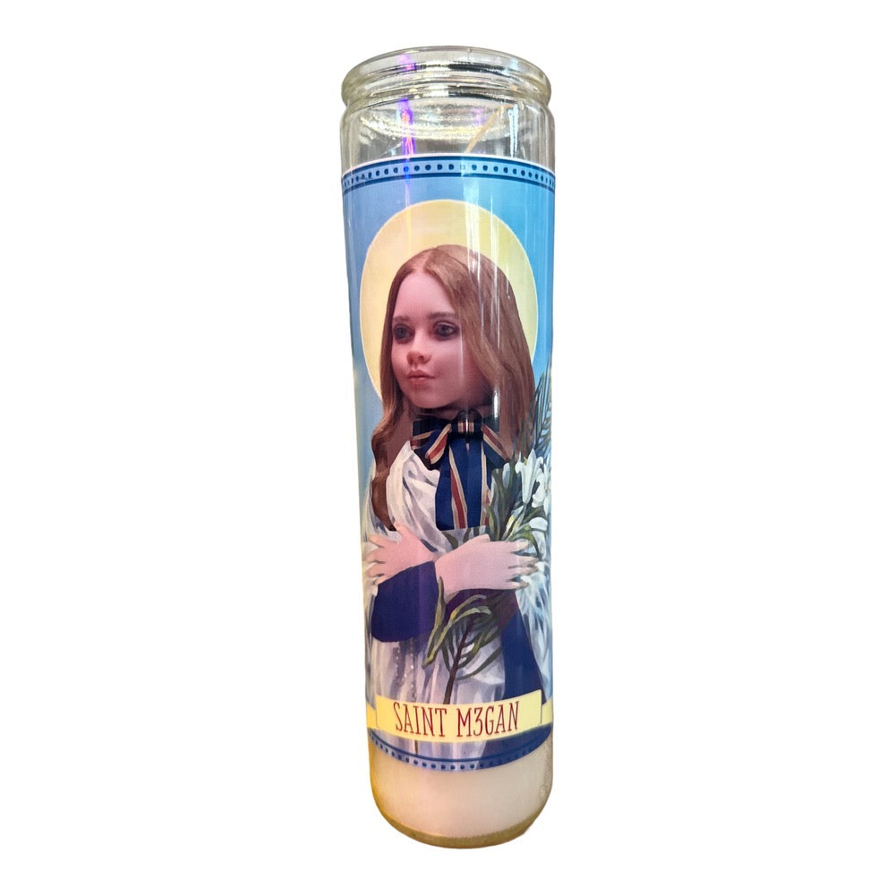 M3gan Devotional Prayer Saint Candle