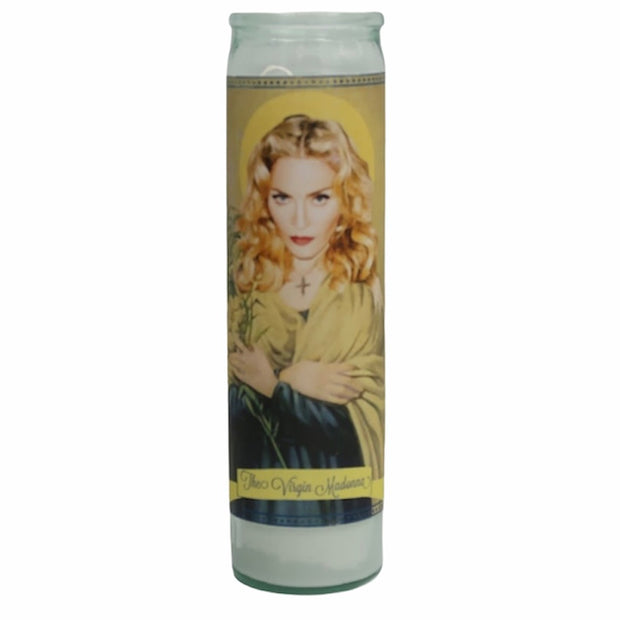 Madonna Devotional Prayer Saint Candle - Mose Mary and Me