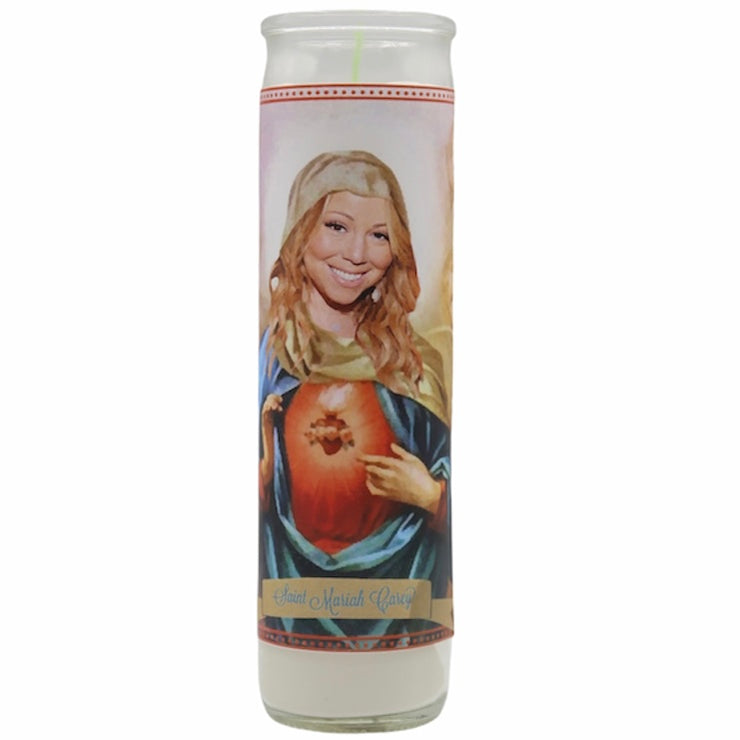Mariah Carey Devotional Prayer Saint Candle - Mose Mary and Me