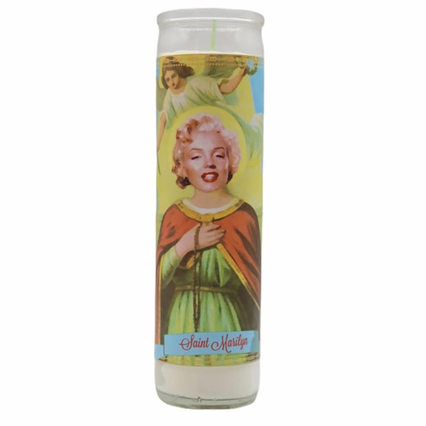 Marilyn Monroe Devotional Prayer Saint Candle - Mose Mary and Me
