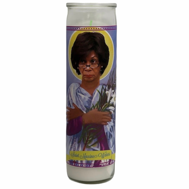 Maxine Waters Devotional Prayer Saint Candle - Mose Mary and Me