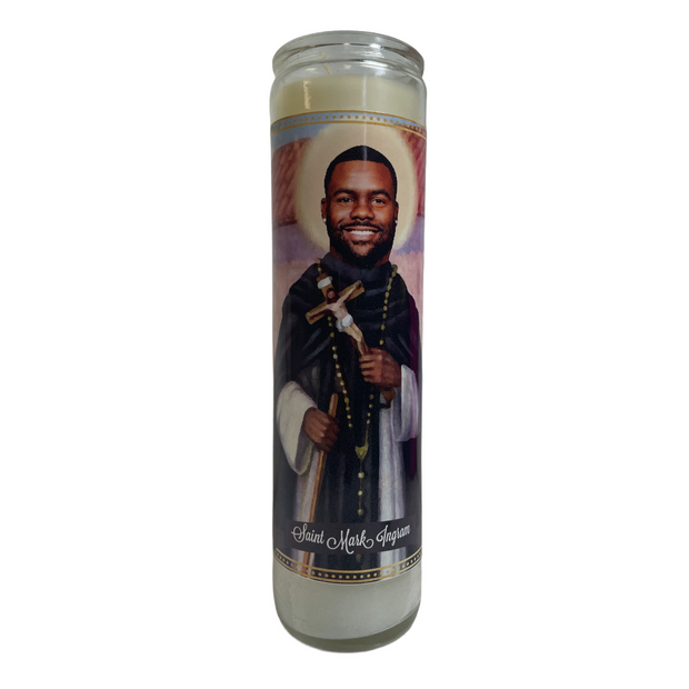 Choice of Candle from the New Orleans Saints “Who Dat Collection" Prayer Saint Candles - Mose Mary and Me