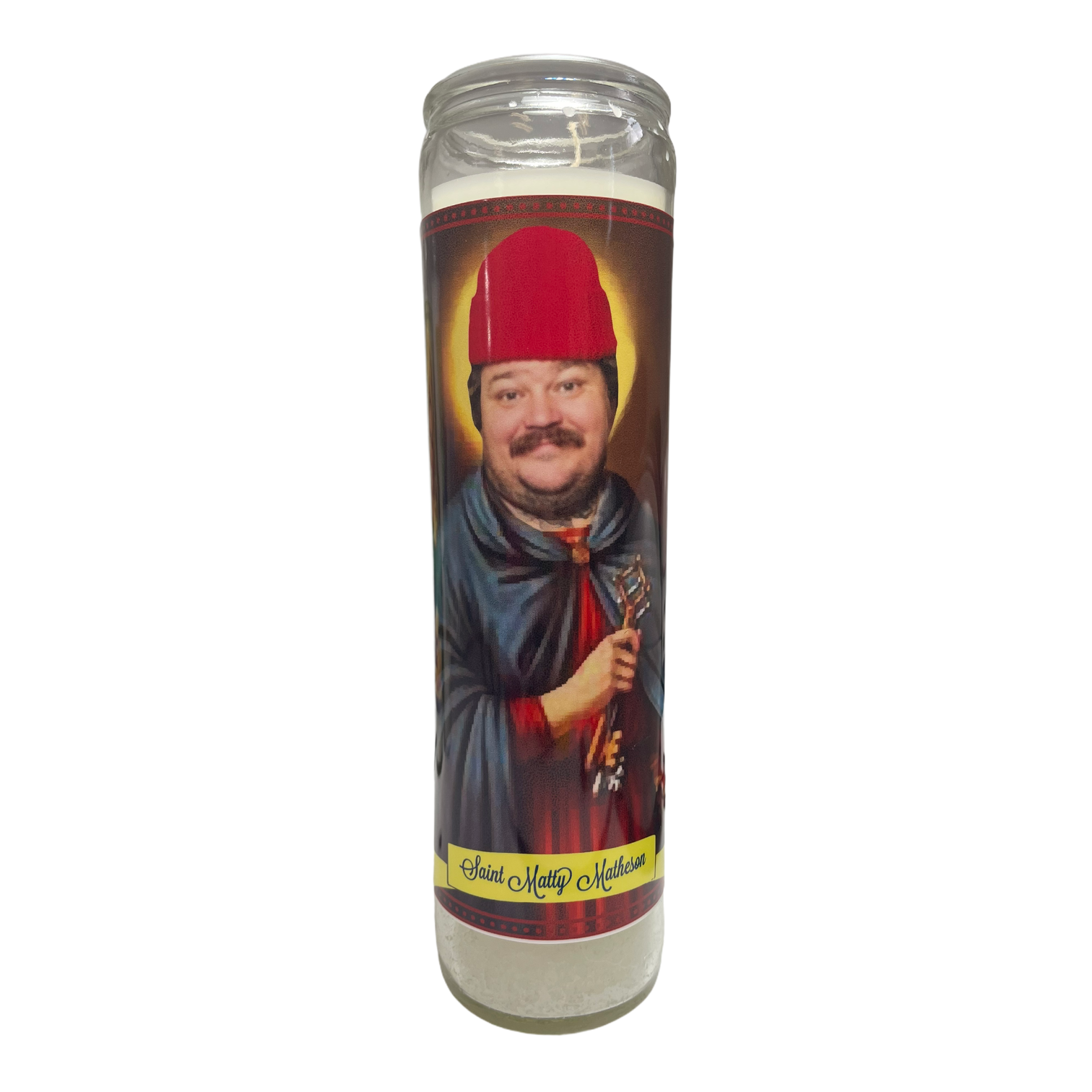 Matty Matheson Devotional Prayer Saint Candle - Mose Mary and Me