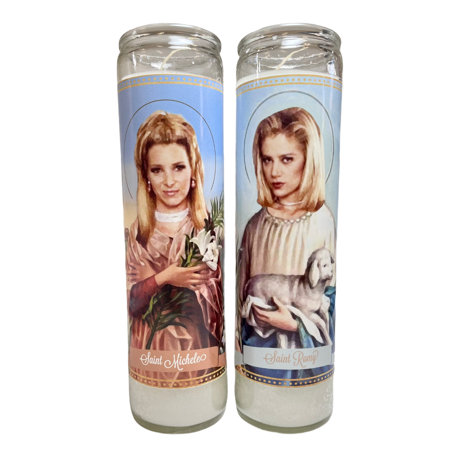 Set of Romy and Michele Devotional Prayer Saints - Mose Mary and Me