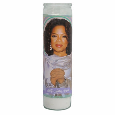Oprah Devotional Prayer Saint Candle - Mose Mary and Me