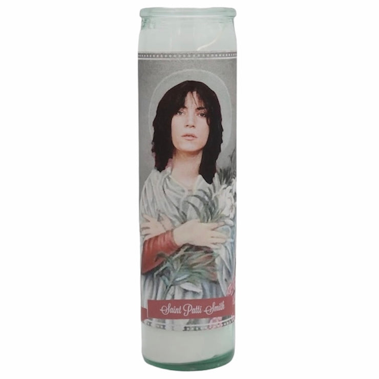 Patti Smith Devotional Prayer Saint Candle - Mose Mary and Me
