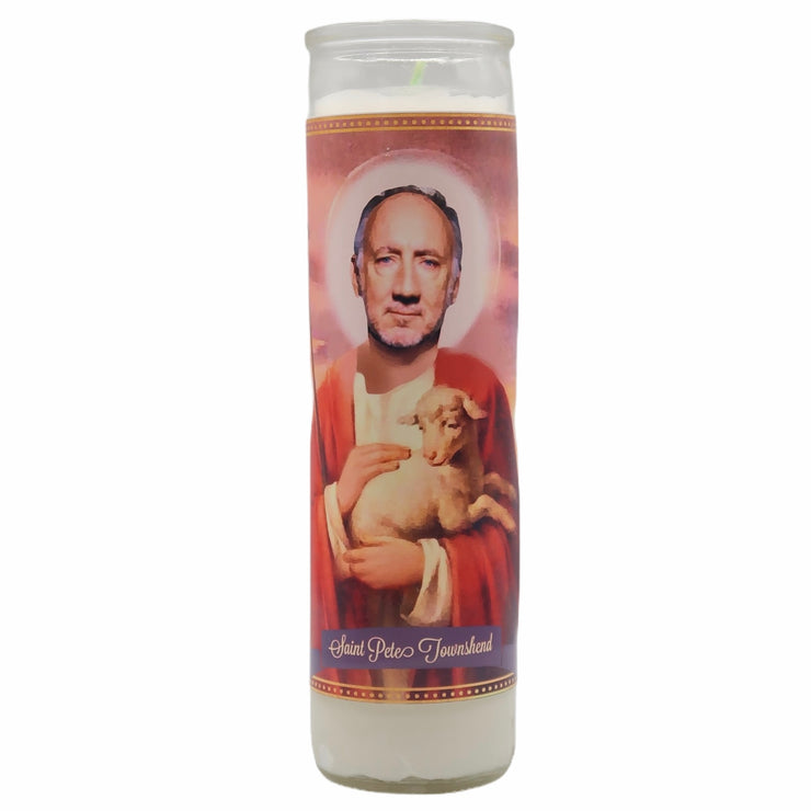 Pete Townshend Devotional Prayer Saint Candle - Mose Mary and Me