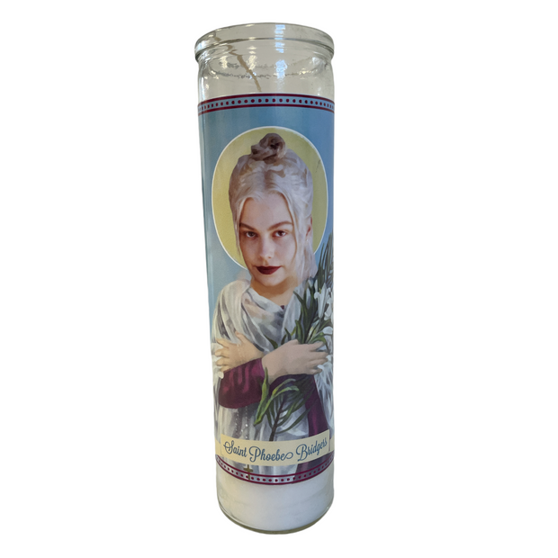 Phoebe Bridgers Devotional Prayer Saint Candle - Mose Mary and Me