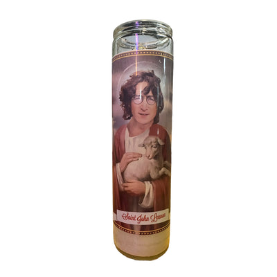 John Lennon Devotional Prayer Saint Candle