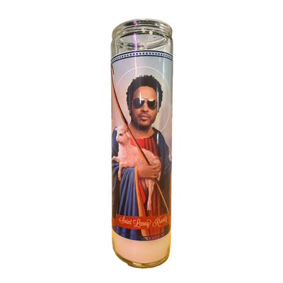 Lenny Kravitz Devotional Prayer Saint Candle