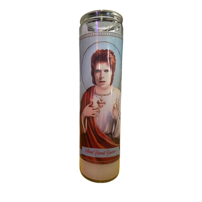 David Bowie Devotional Prayer Saint Candle