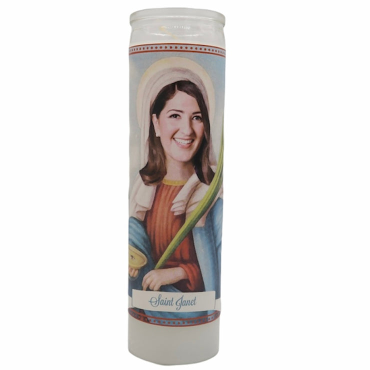 The Good Place Devotional Prayer Saint Candles - Mose Mary and Me