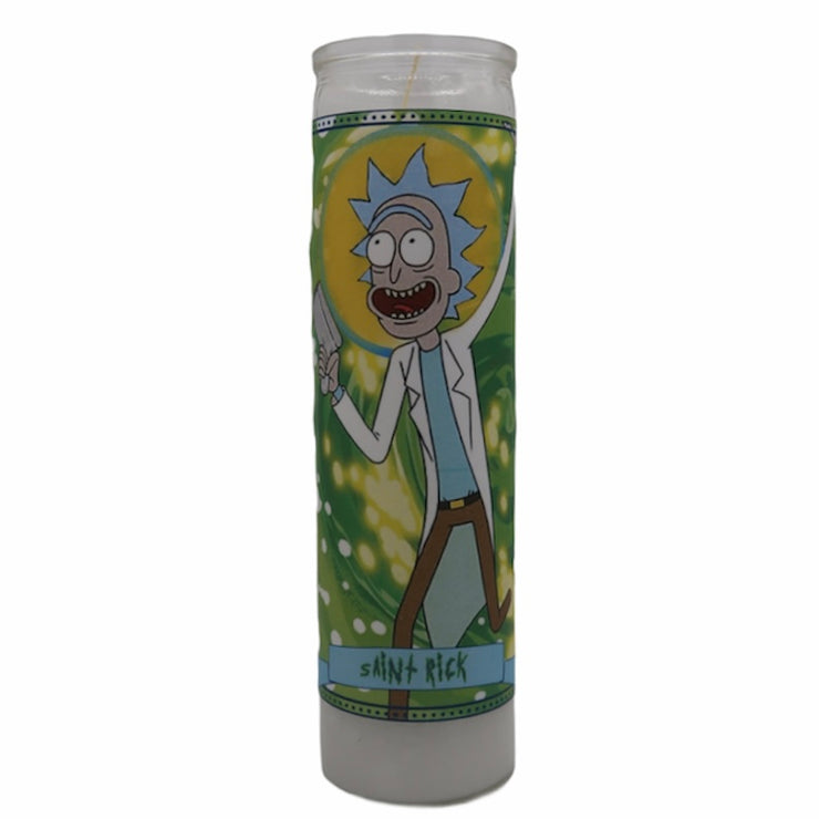 Rick and Morty Devotional Prayer Saint Candle Set - Mose Mary and Me