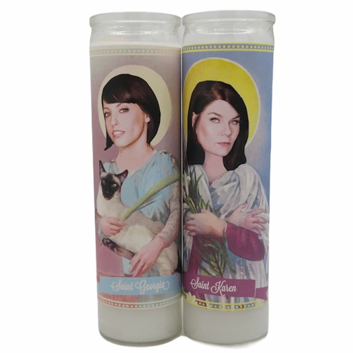 My Favorite Murder Prayer Devotional Candles - Mose Mary and Me