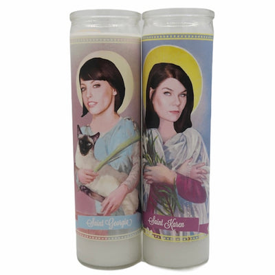My Favorite Murder Prayer Devotional Candles - Mose Mary and Me