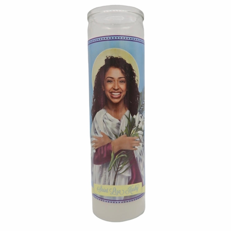 Liza Koshy Devotional Prayer Saint Candle - Mose Mary and Me