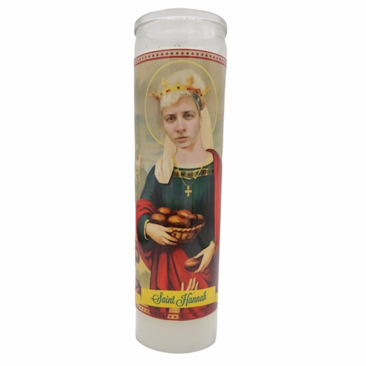 Hannah of BreadTok Devotional Prayer Saint Candle - Mose Mary and Me