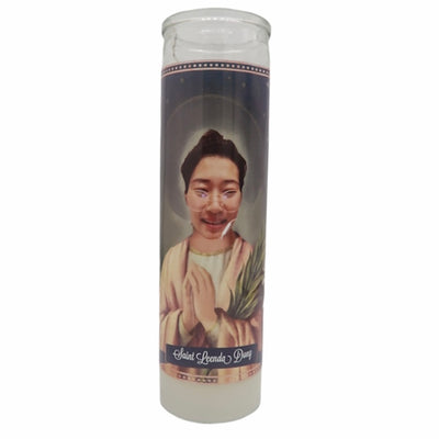 Leenda Dong Devotional Prayer Saint Candle - Mose Mary and Me