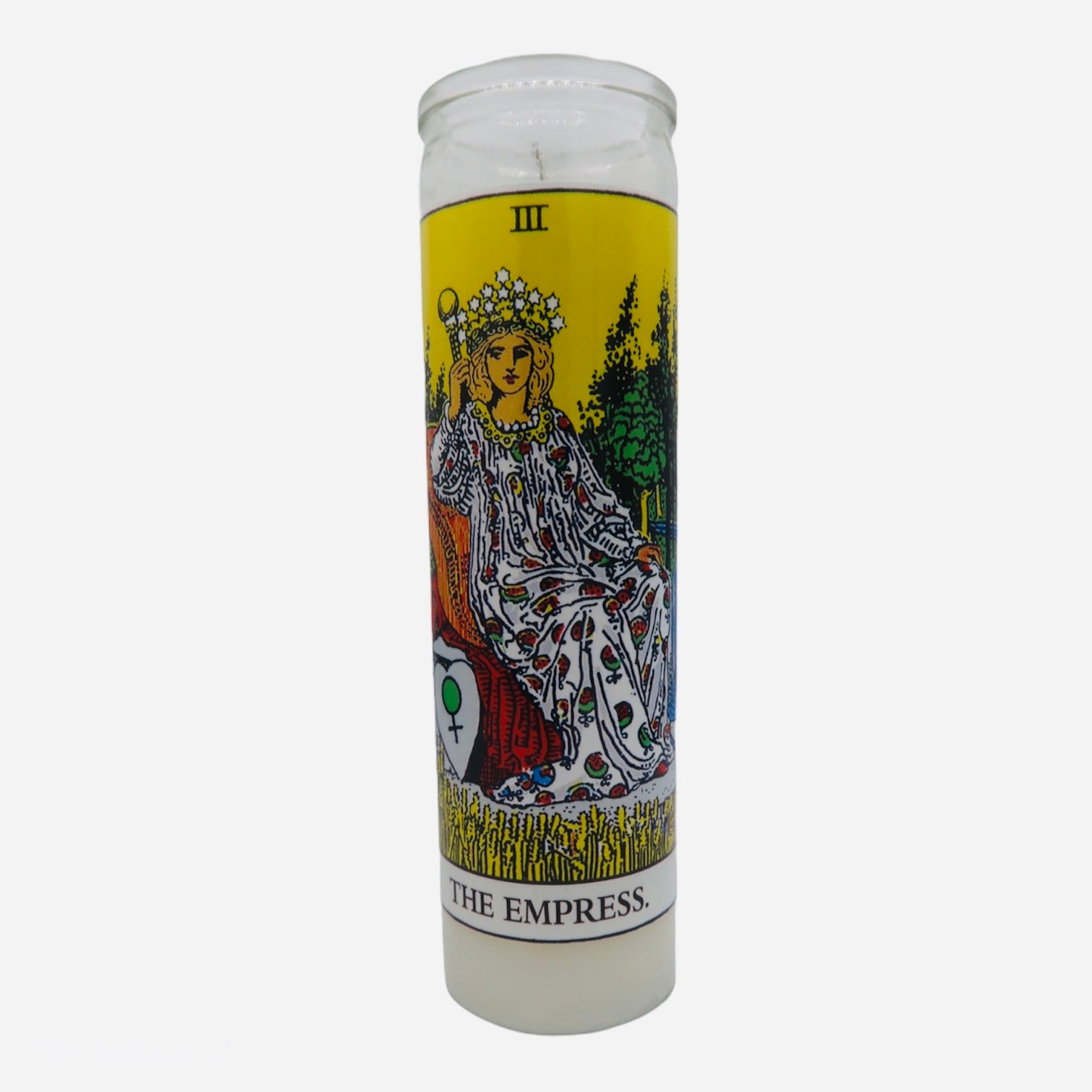 Tarot Collection Devotional Prayer Saint Candle - Mose Mary and Me