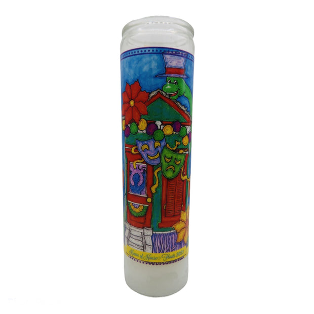 Krewe of House Floats 2021 Devotional Prayer Saint Candle - Mose Mary and Me