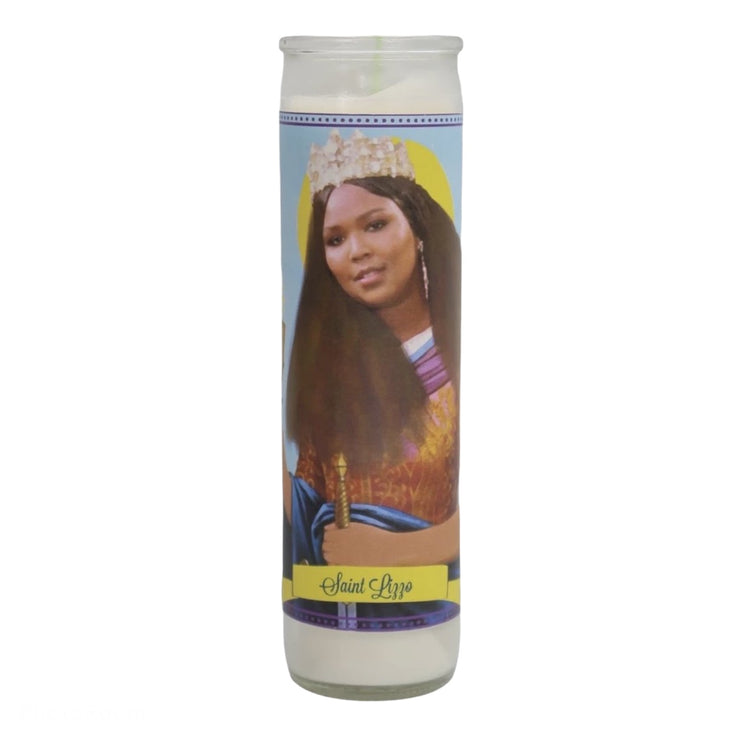 Lizzo Devotional Prayer Saint Candle - Mose Mary and Me