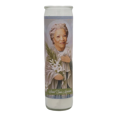 Toni Morrison Devotional Prayer Saint Candle - Mose Mary and Me