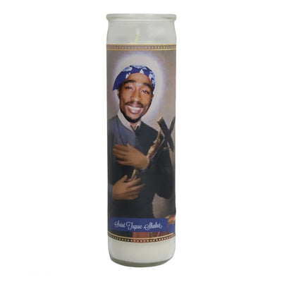 Tupac Shakur 2Pac Devotional Prayer Saint Candle - Mose Mary and Me