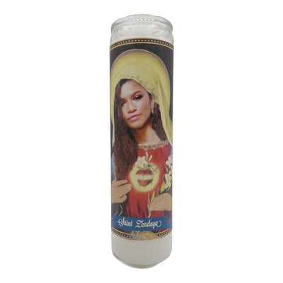 Zendaya Devotional Prayer Saint Candle - Mose Mary and Me