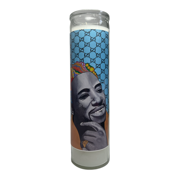 CM Gucci Mane Devotional Prayer Saint Candle - Mose Mary and Me