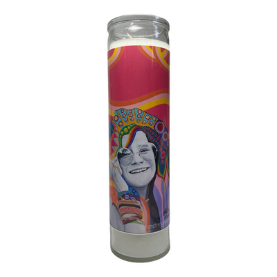 CM Janis Joplin Devotional Prayer Saint Candle - Mose Mary and Me