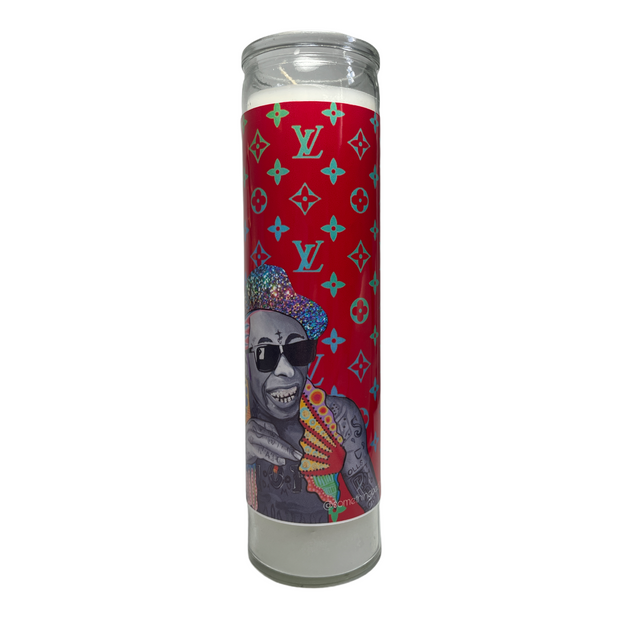 CM Lil Wayne Devotional Prayer Saint Candle - Mose Mary and Me