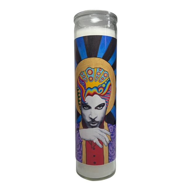 CM Prince Devotional Prayer Saint Candle - Mose Mary and Me