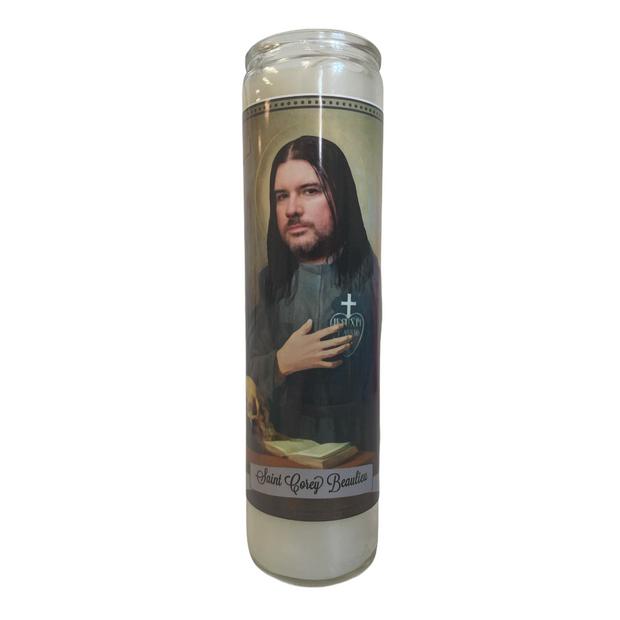 Trivium Devotional Prayer Saint Candle - Mose Mary and Me