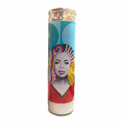 Chelsea Merrill Oprah Devotional Prayer Saint Candle - Mose Mary and Me