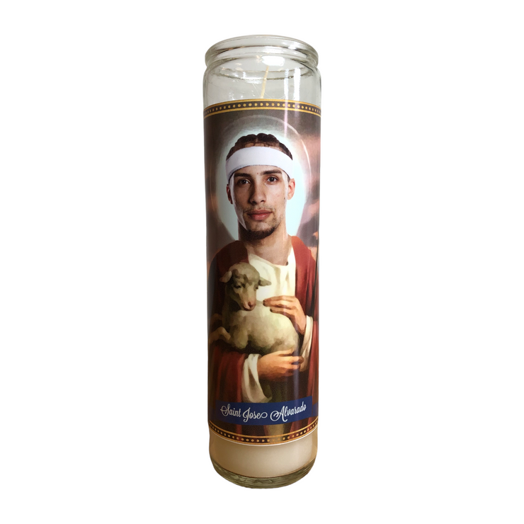 Choice of Candle from the New Orleans Pelicans Prayer Saint Candles - The Luminary and Co. 