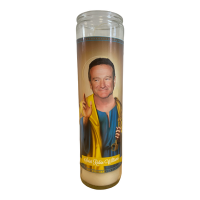 Robin Williams Devotional Prayer Saint Candle - The Luminary and Co. 