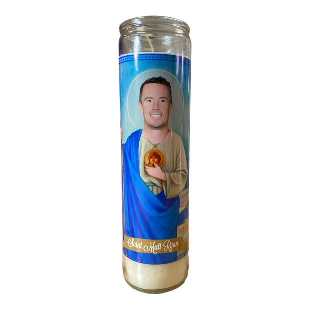 Matt Ryan Devotional Prayer Saint Candle