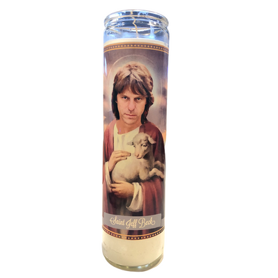 Jeff Beck Devotional Prayer Saint Candle