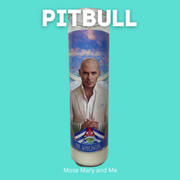 The Luminary Pitbull Altar Candle - Mose Mary and Me